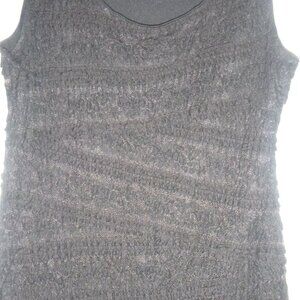 Studio M, Women’s Black lace, sleeveless tank top